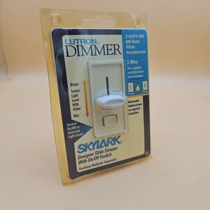 Vintage Lutron Dimmer Switch Skylark S-603PH-WH Brand New NOS